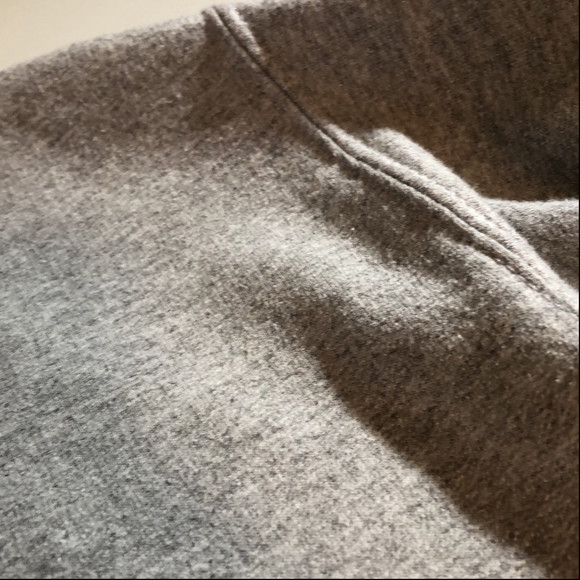 Grunt Style Gray Hoodie Vintage Look Kangaroo Pocket Size XL - Picture 11 of 12